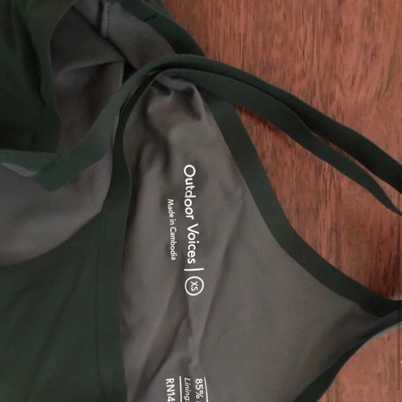 Outdoor Voices Exercise Dress in Evergreen XS - Picture 4 of 4